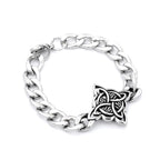 Celtic Knot Chain Bracelet — Stainless Steel