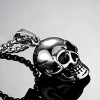 Skull Pendant Necklace — Stainless Steel