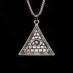 Pyramid Steel Pendant European American Versatile