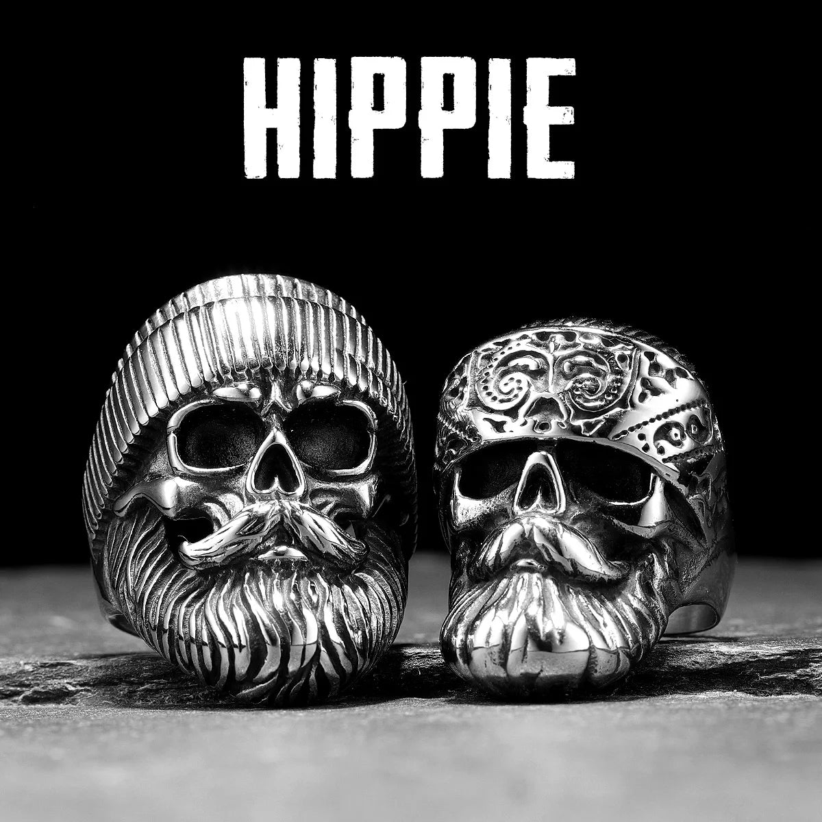 Skull Rider Ring — Stainless Steel