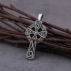 Vintage Cross Pendant Necklace — Stainless Steel