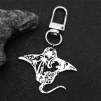 Manta Ray Gold Pendant Necklace