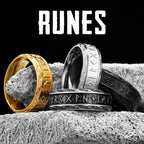 Viking Rune Ring — Stainless Steel
