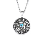 Egyptian Eye of Horus Pendant — Stainless