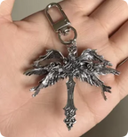 Jesus Wings Cross Pendant Necklace