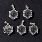 Crystal Quartz Iced Pendant — DIY Craft Set