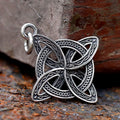 NEW Viking Witch Celtic Knot Triangle Pendant Necklace 316L Stainless Steel Men Chain Odin Gothic Amulet Jewelry Party