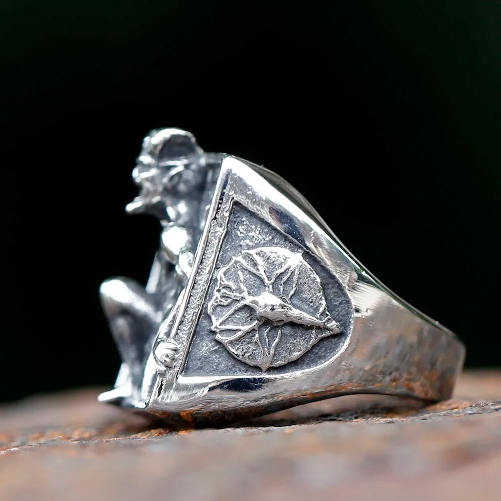 Satanic Baphomet Ring — Lucifer, Stainless Steel
