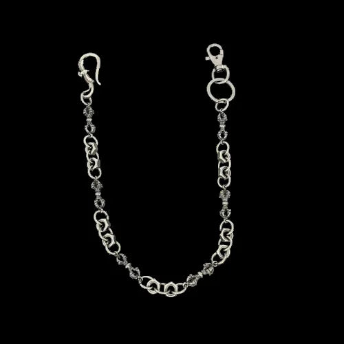 Biker Eagle Charm Trouser Chain Necklace — Stainless Steel