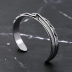 Gothic Eagle Steel Bracelet Punk Animal Feather