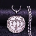 Gabriel Archangel Amulet Necklace — Stainless