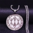 Gabriel Archangel Amulet Necklace — Stainless