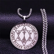 Gabriel Archangel Amulet Necklace — Stainless