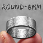 4mm 6mm 8mm 10mm Simple Round Stainless Steel Men Rings Punk Male Women Fashion Jewelry Creativity Gift