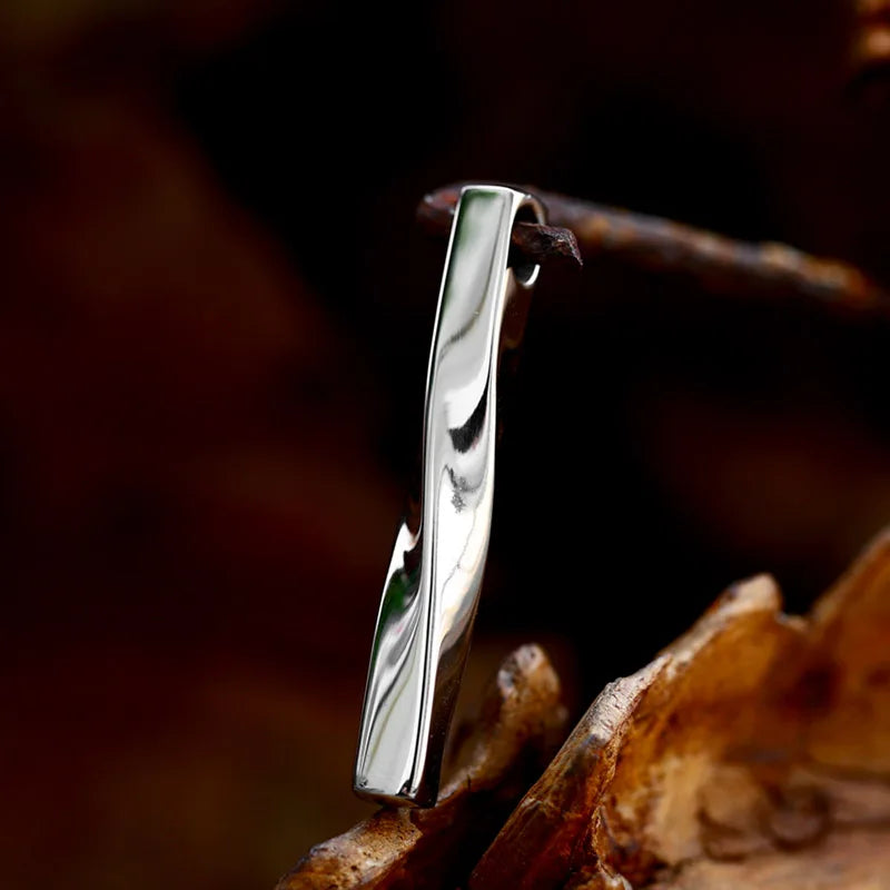 Beier Stainless Steel simple wolf tooth Pendant Minimalist style Chain Necklace men Jewelry BP8-1166