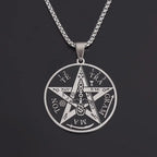 Anubis Stainless Steel Pendant Necklace