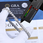 Gold VVS Tennis Chain Moissanite 5MM Iced Out