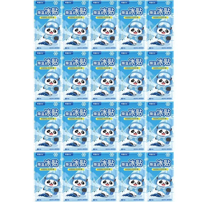 Summer cooling ice patches, cooling and refreshing ice stickers, easy to carry, skincare tools, body care, cooling
