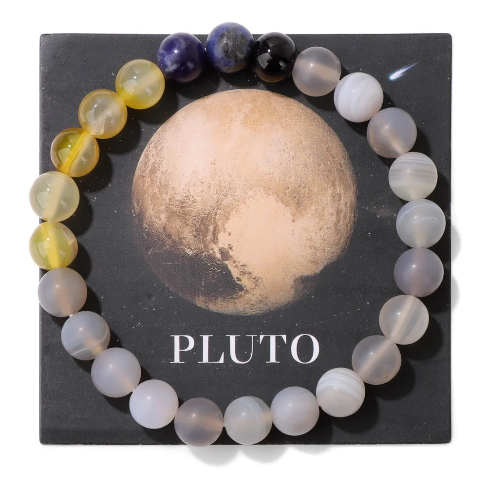 Rope Steel Bracelet Moon 8MM Solar System
