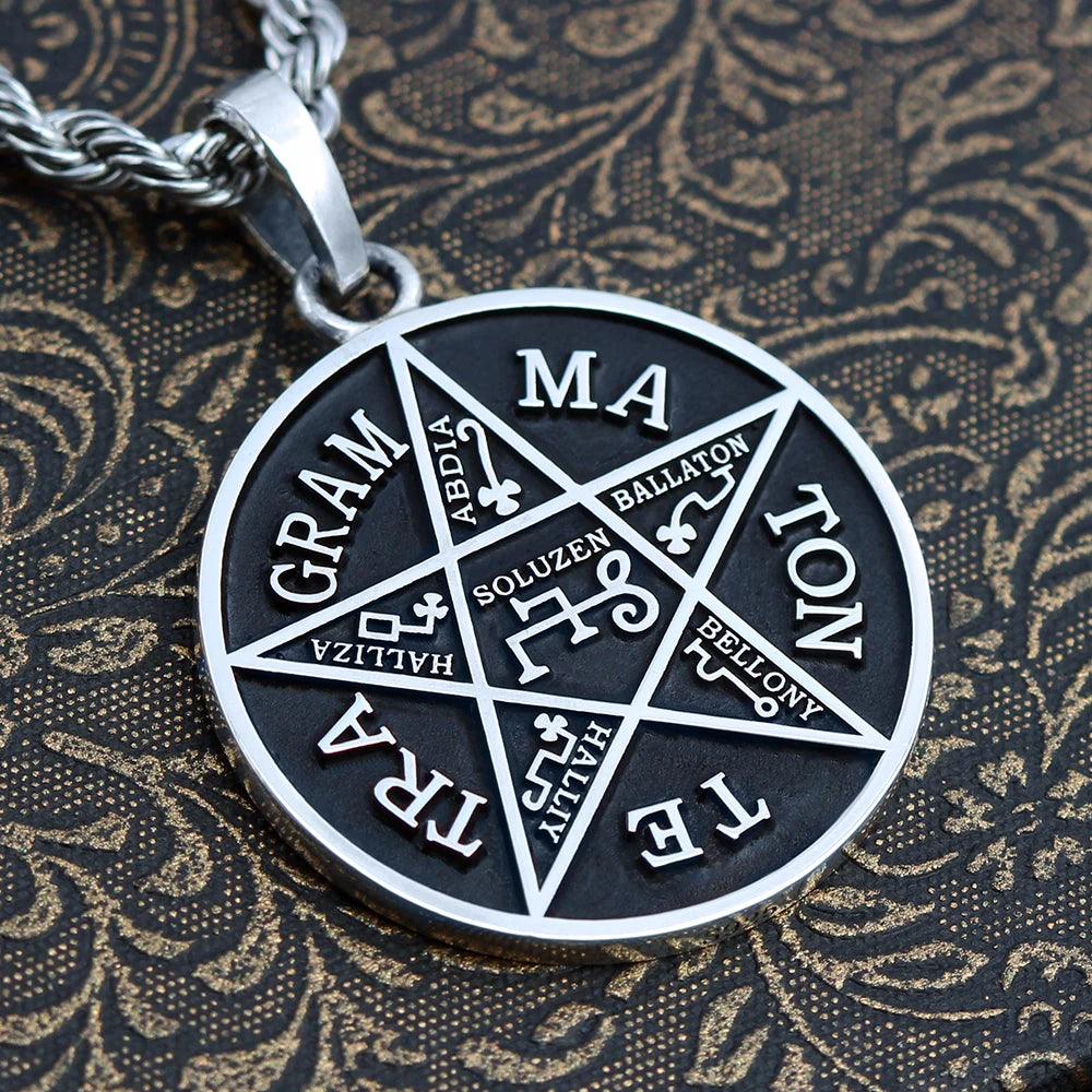 Solomon Pentagram Pendant — 925 Silver