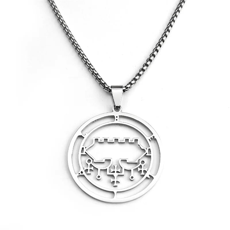 Sigil Lucifer Pendant Necklace — Stainless Steel