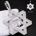 Iced Out Star Pendant Stainless Steel