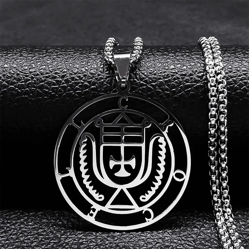 Astaroth Sigil Pendant Necklace — Stainless Steel