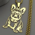 Sweet French Bulldog Chain For Women Men Stainless Steel Silver Color Animal Puppy Pug Dog Lovely Pendant Necklace