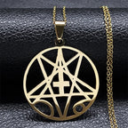 Angel Band Silver Pendant Necklace — Stainless Steel