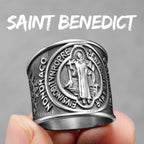 St. Benedict Ring — Stainless Steel