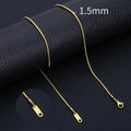 HIYEE Stainless Steel Snake Chain Necklace Chains for DIY for Women Jewelry Making Findings Pendants Lobster Clasps
