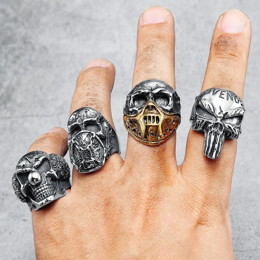 Revenger Demon Skull Ring — Stainless Steel