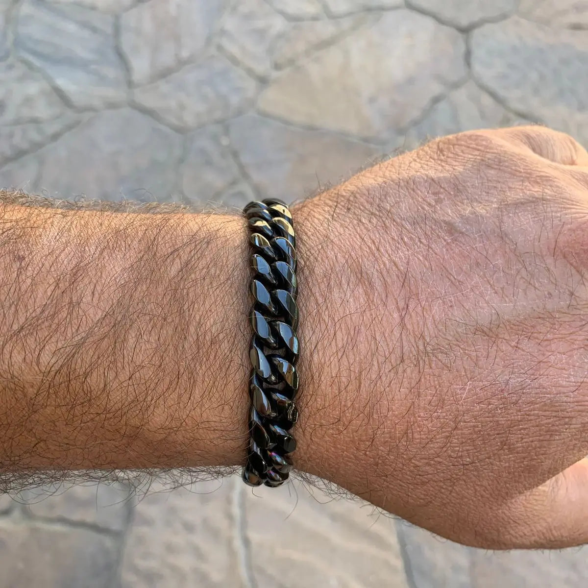 Cuban Curb Chain Bracelet — Stainless Steel