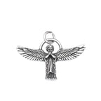 Angel Wings Steel Pendant Vintage Praying Hand