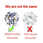 VVS1 Moissanite Loose Stones D Color 0.7-10MM