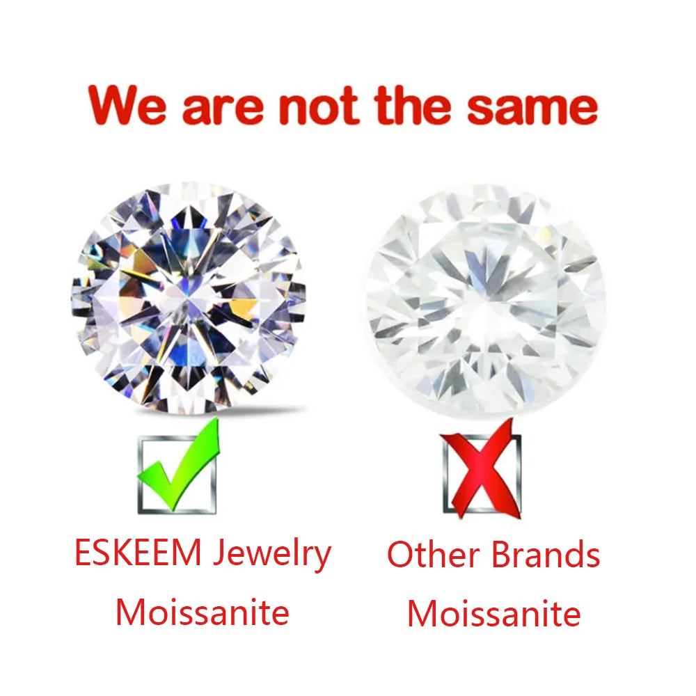 VVS1 Moissanite Loose Stones D Color 0.7-10MM