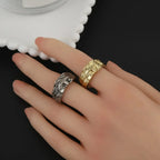 Greek Mythology Retro Gothic Art Open Ring — Adjustable