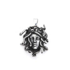 Classic Medusa Snake Pendant — Stainless Steel