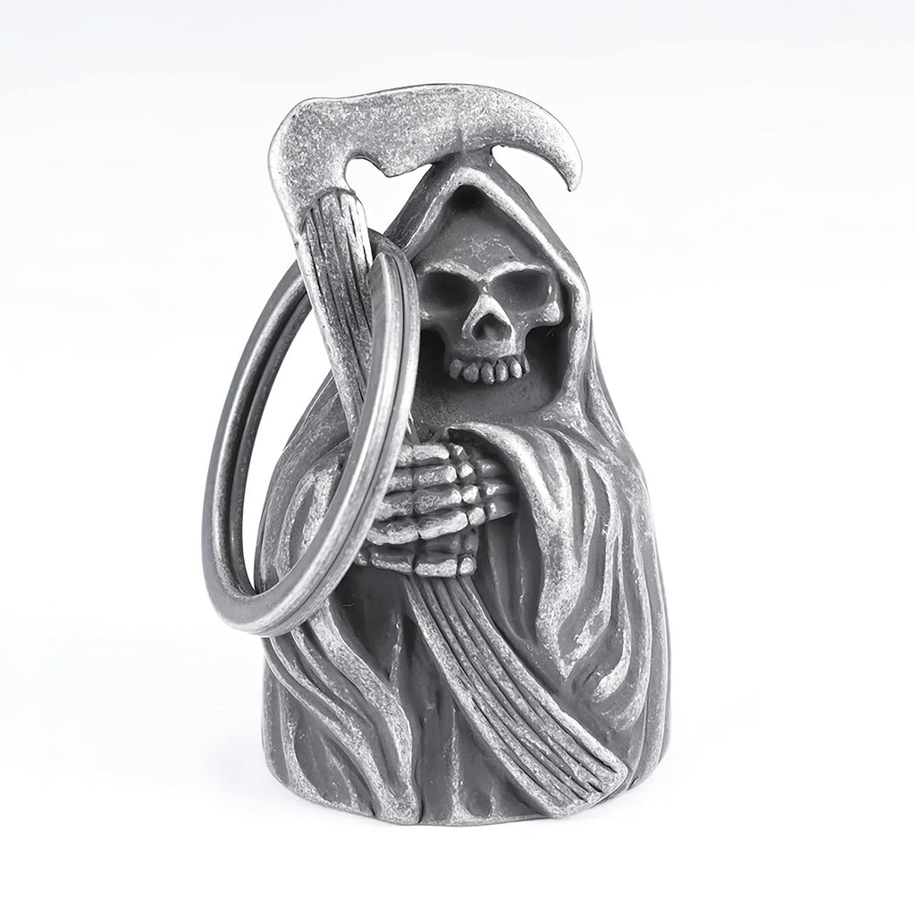Norse Gods Odin Celtic Knot Motorcycle Bell Necklace Men's Punk Riding Rock Lucky Exorcism Amulet Jewelry