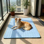 KEMORELA 2026 Ice Cool Upgrade Dog Cooling Mat Summer Pet Cold Bed Extra Large For Small Big Dogs Pad Breathable Pet