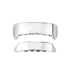Trend Glossy Teeth Grillz Realistic Look Shiny Grillz Set Full Wrapped Teeth Caps Men