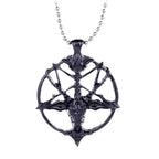 LaVeyan Baphomet Sigil Pendant Necklace — Inverted Pentagram