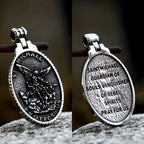 St Christopher Men's Patron Saint Of Time Travelers Archangel Michael dragon slayer st george Pendant Chain Necklace