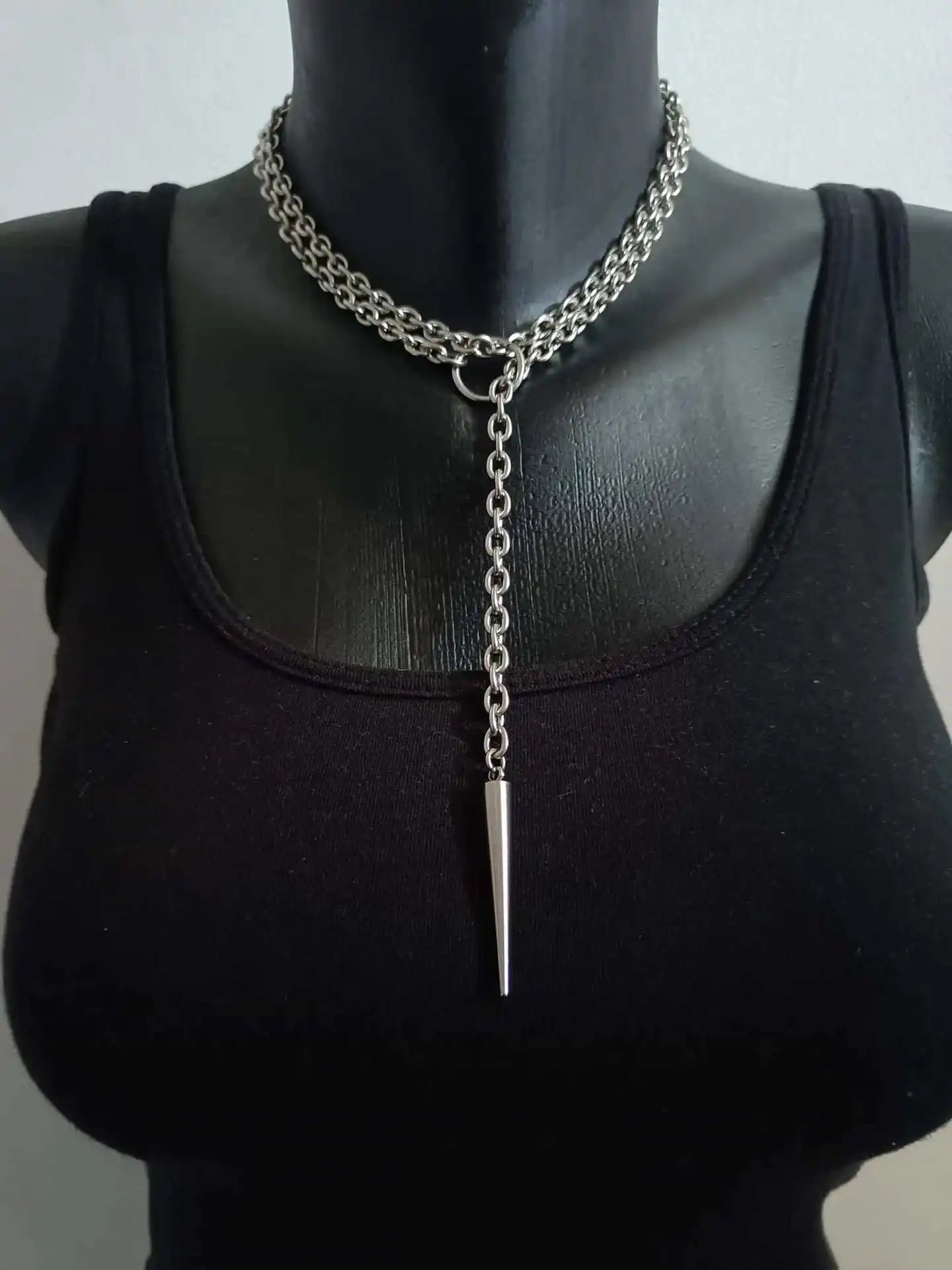 Gothic Crow Skull Necklace For Women man Fashion Vampire Bat Accessory Punk Jewelry Gift Circle Pagan Vintage Moth Charm Choker