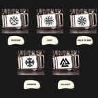 High Quality Viking Bracelet for Men Stainless Steel Hammer Fashion Jewelry