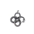 Ouroboros Snake Pendant — Stainless Steel