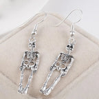 Halloween Vintage Skeleton Skull Dangle Earrings for Women Jewelry Party Gifts Aretes De Mujer Modernos 2021