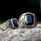 Vintage Lucifer Ring for Men — 316L Stainless Steel