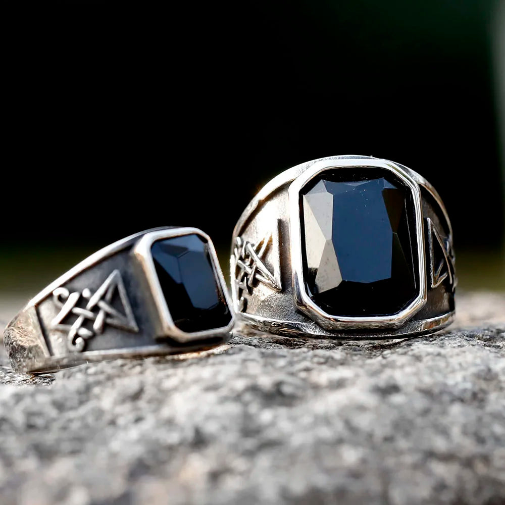 Vintage Lucifer Ring for Men — 316L Stainless Steel