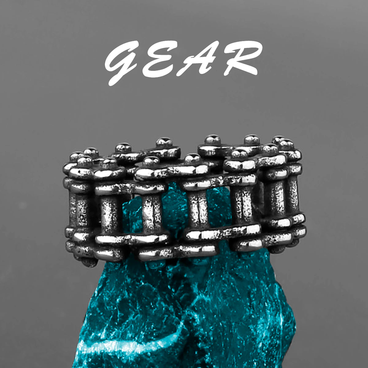 Simple Punk Retro Black Stainless Steel Mens Rings for Women Couple Lover Boy Girlfriend Biker Jewelry Creativity Gift